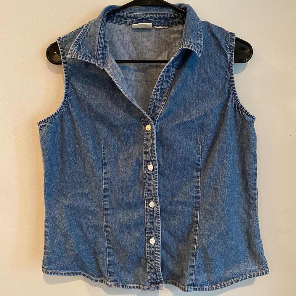 Vintage Jean sleeveless top